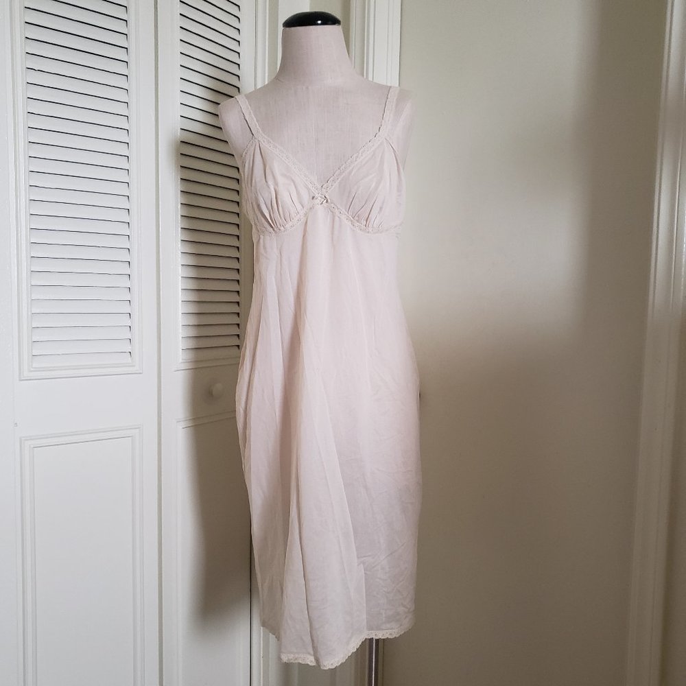 3/$15 Vintage Antique Ivory Slip